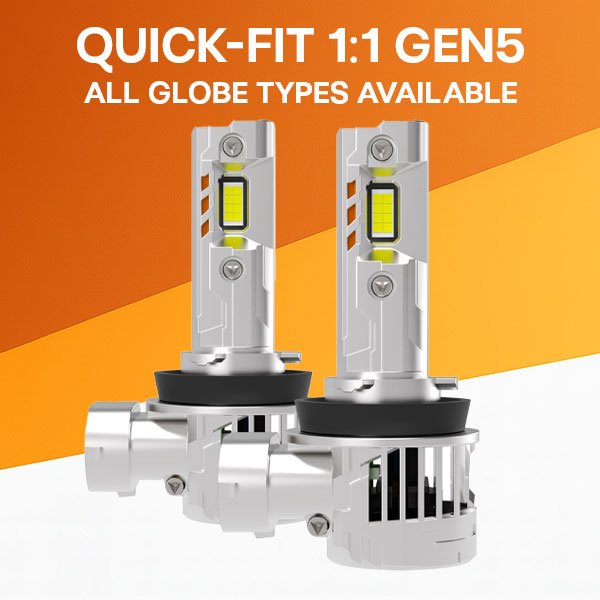 QUICK-FIT GEN5 LED HEADLIGHT GLOBES